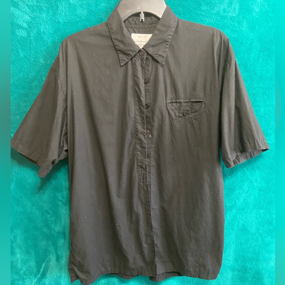 Woman’s short sleeve shirt from Pure Love in black size M